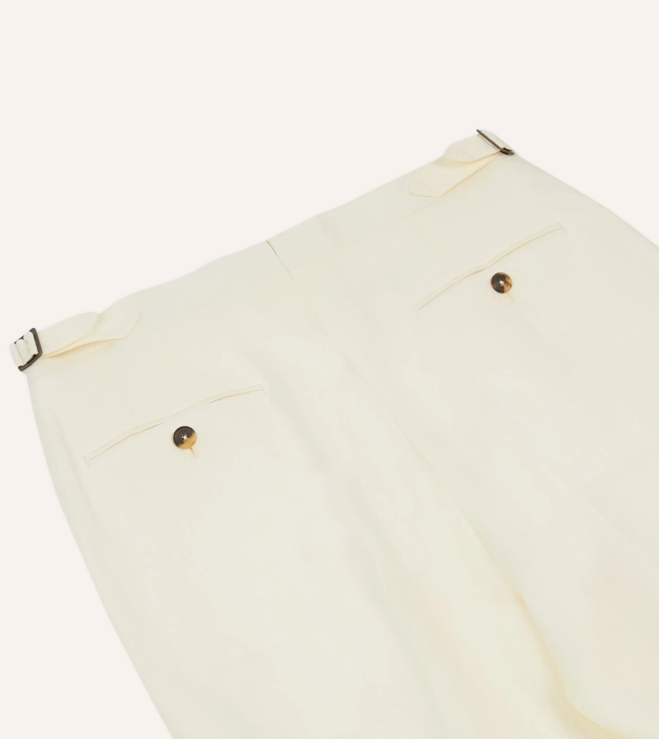 Drake’s Irish Linen Single Pleat Trouser