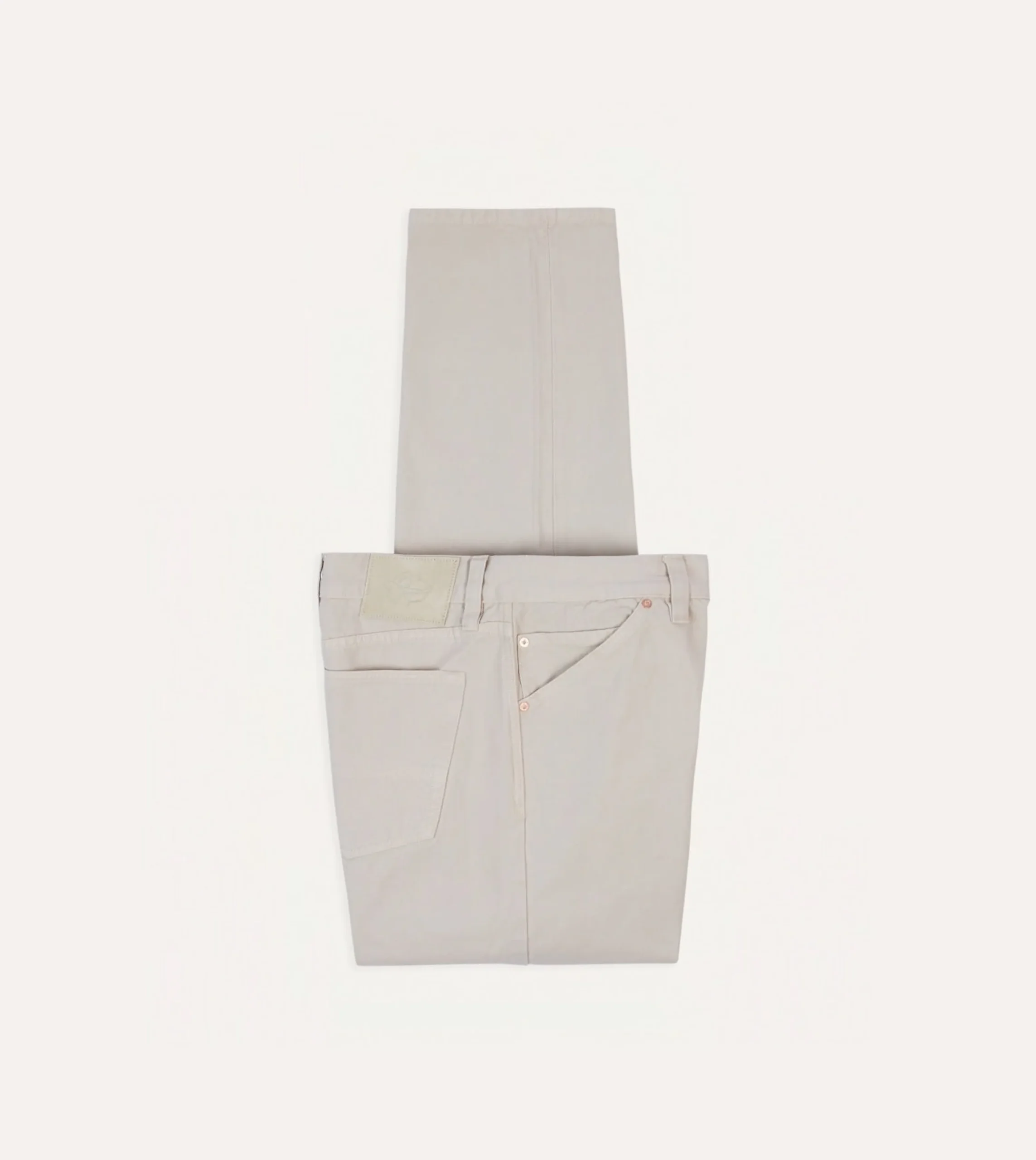 Drake’s Lightweight Cotton Canvas Five-Pocket Jeans