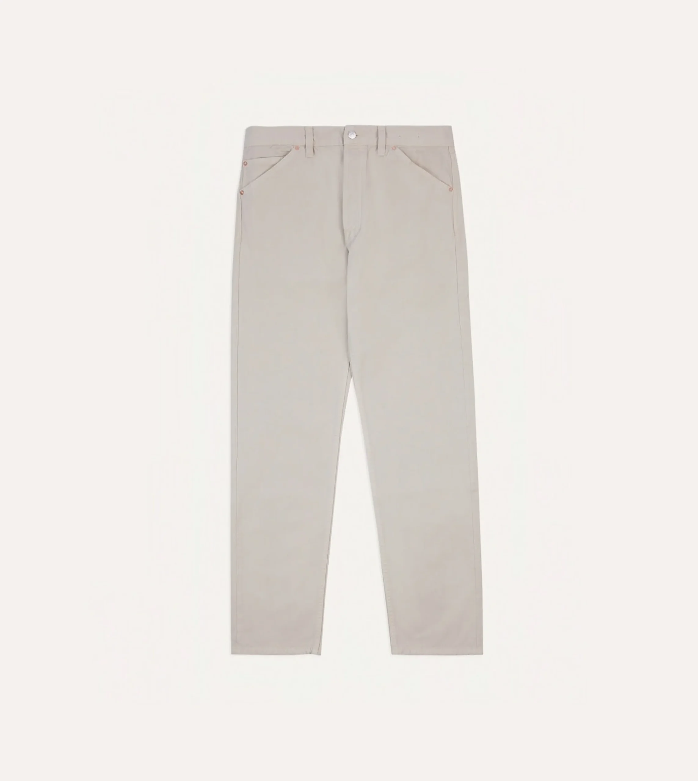 Drake’s Lightweight Cotton Canvas Five-Pocket Jeans