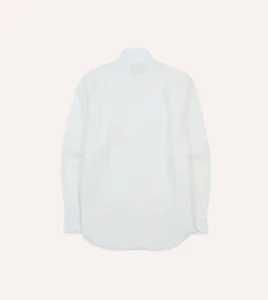 Drake’s Linen Spread Collar Shirt