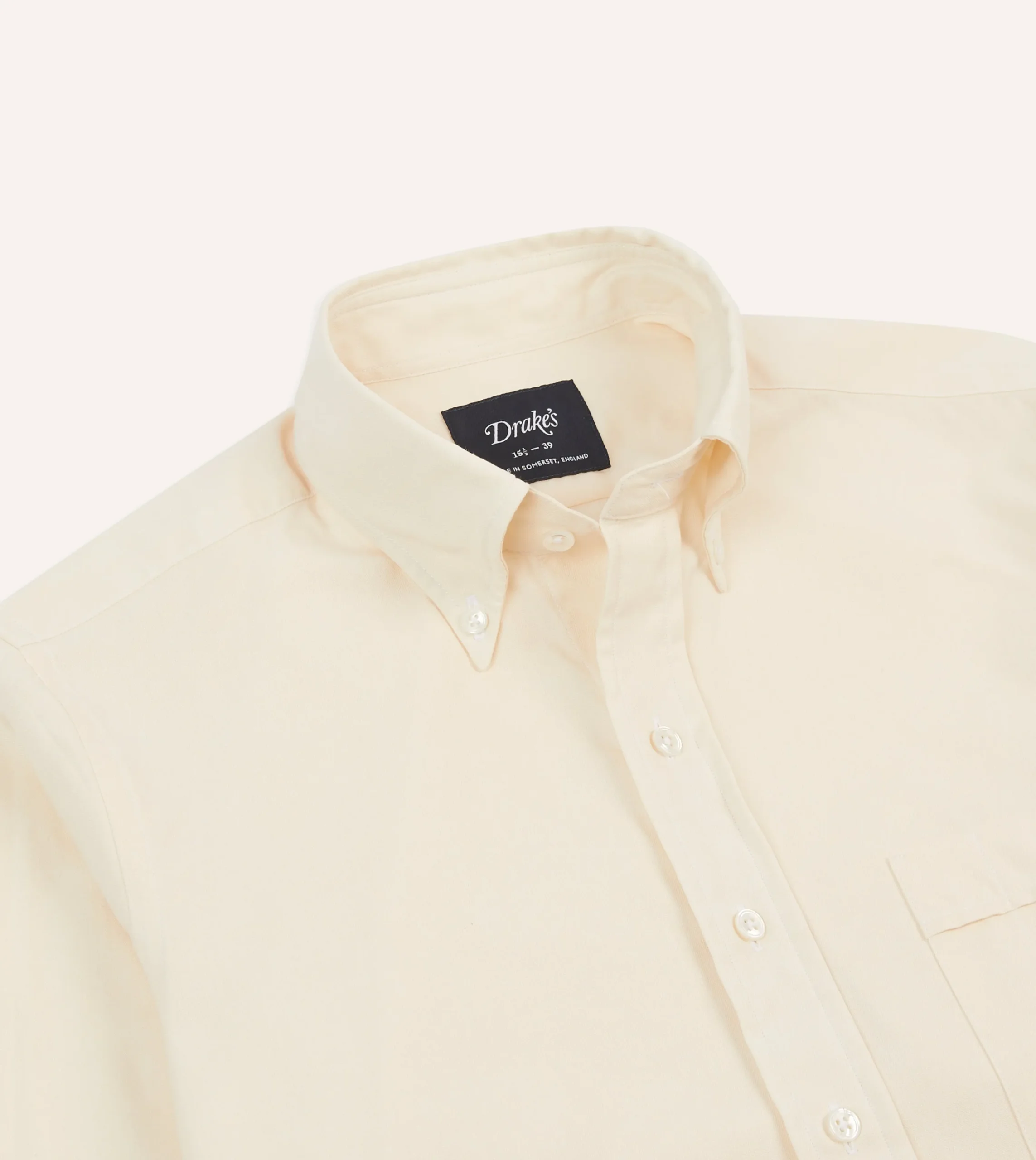Drake’s Pinpoint Oxford Cotton Cloth Button-Down Shirt