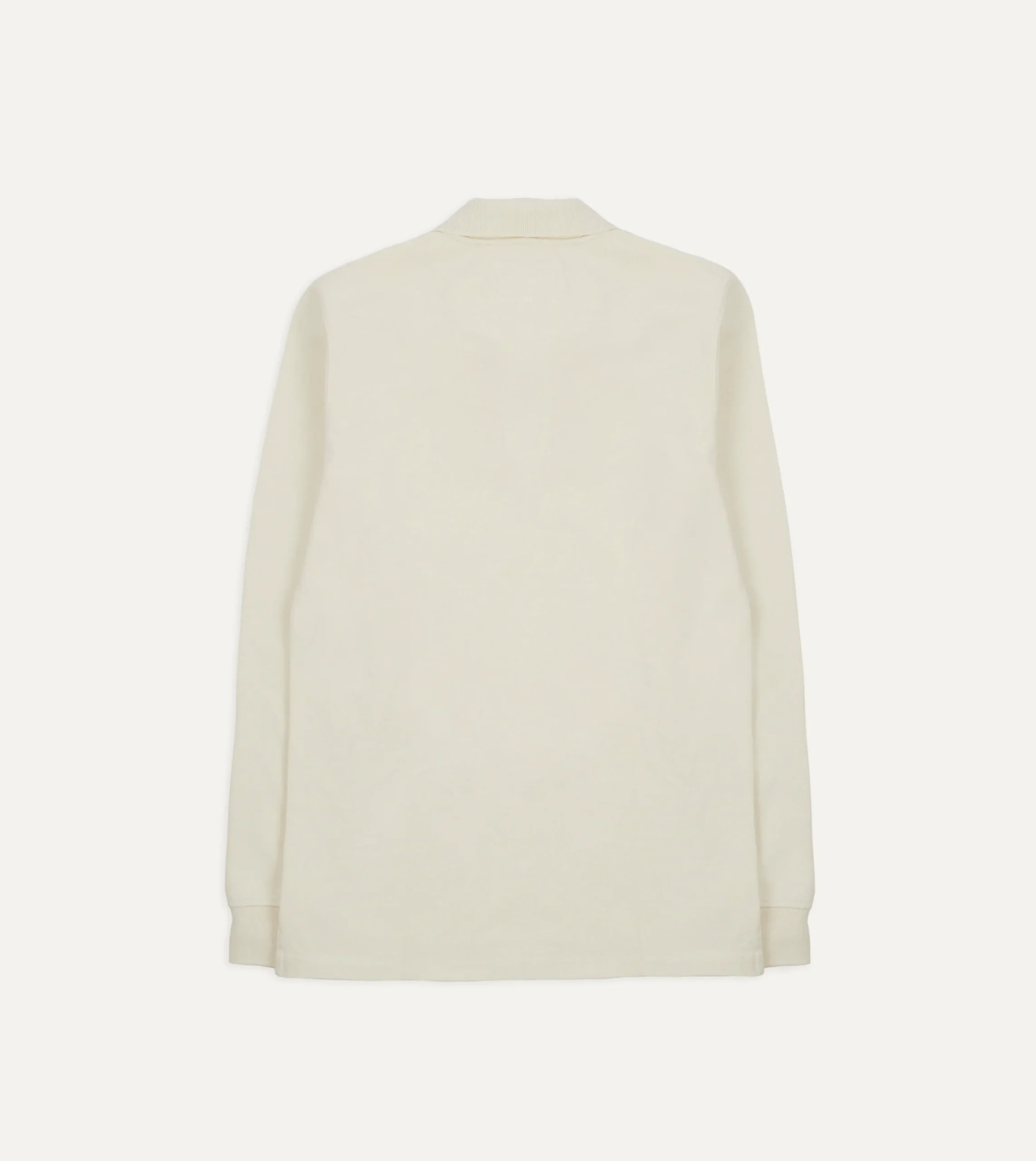 Drake’s Pique Cotton Long-Sleeve Polo Shirt