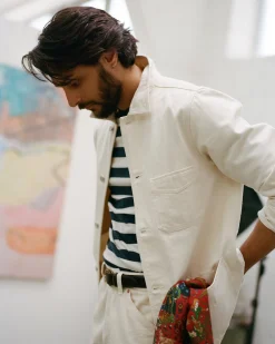 Drake’s Selvedge Denim Five-Pocket Chore Jacket