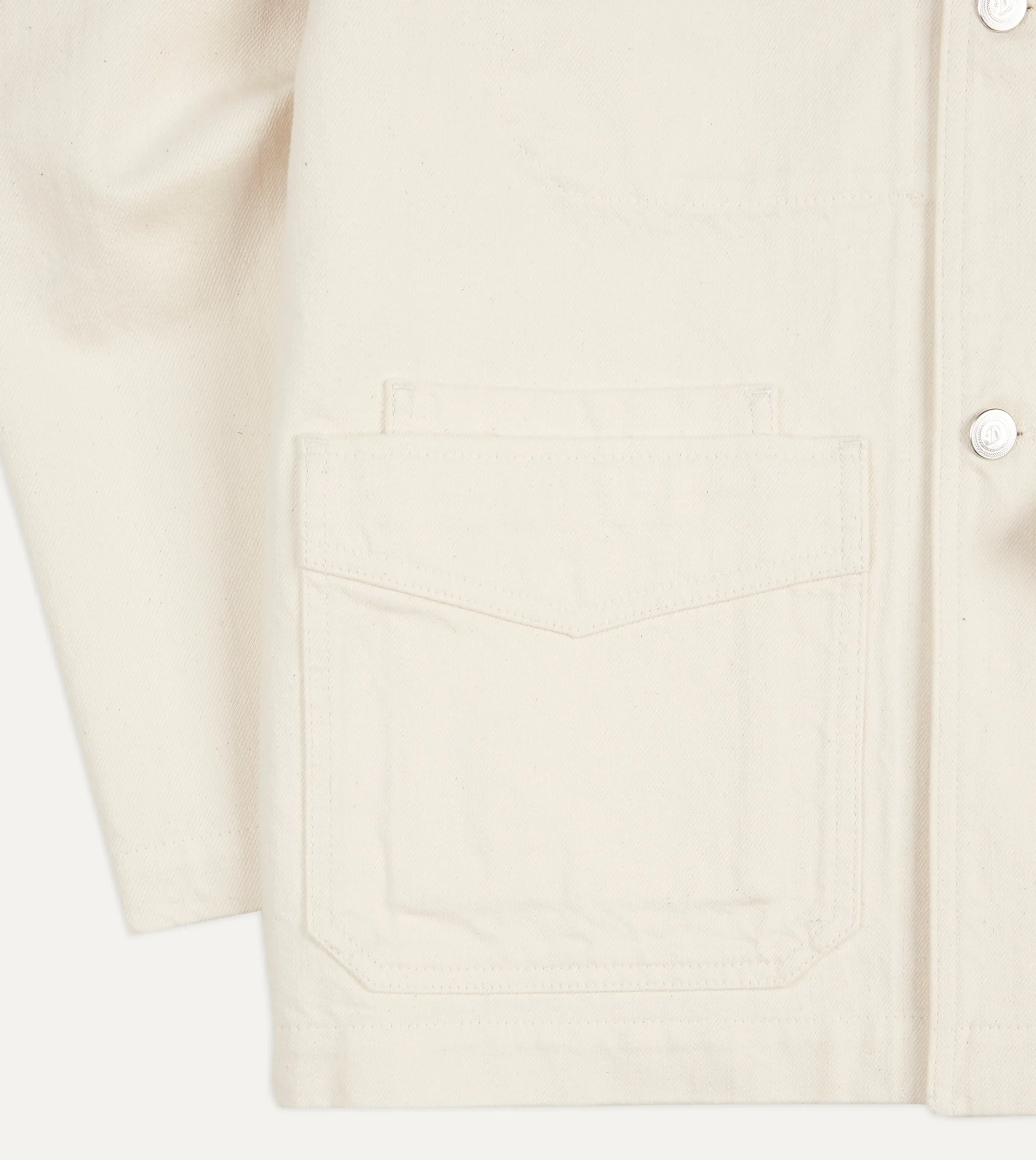 Drake’s Selvedge Denim Five-Pocket Chore Jacket