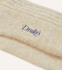 Drake’s Striped Donegal Wool Socks