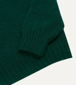 Drake’s Brushed Shetland Crew Neck Jumper