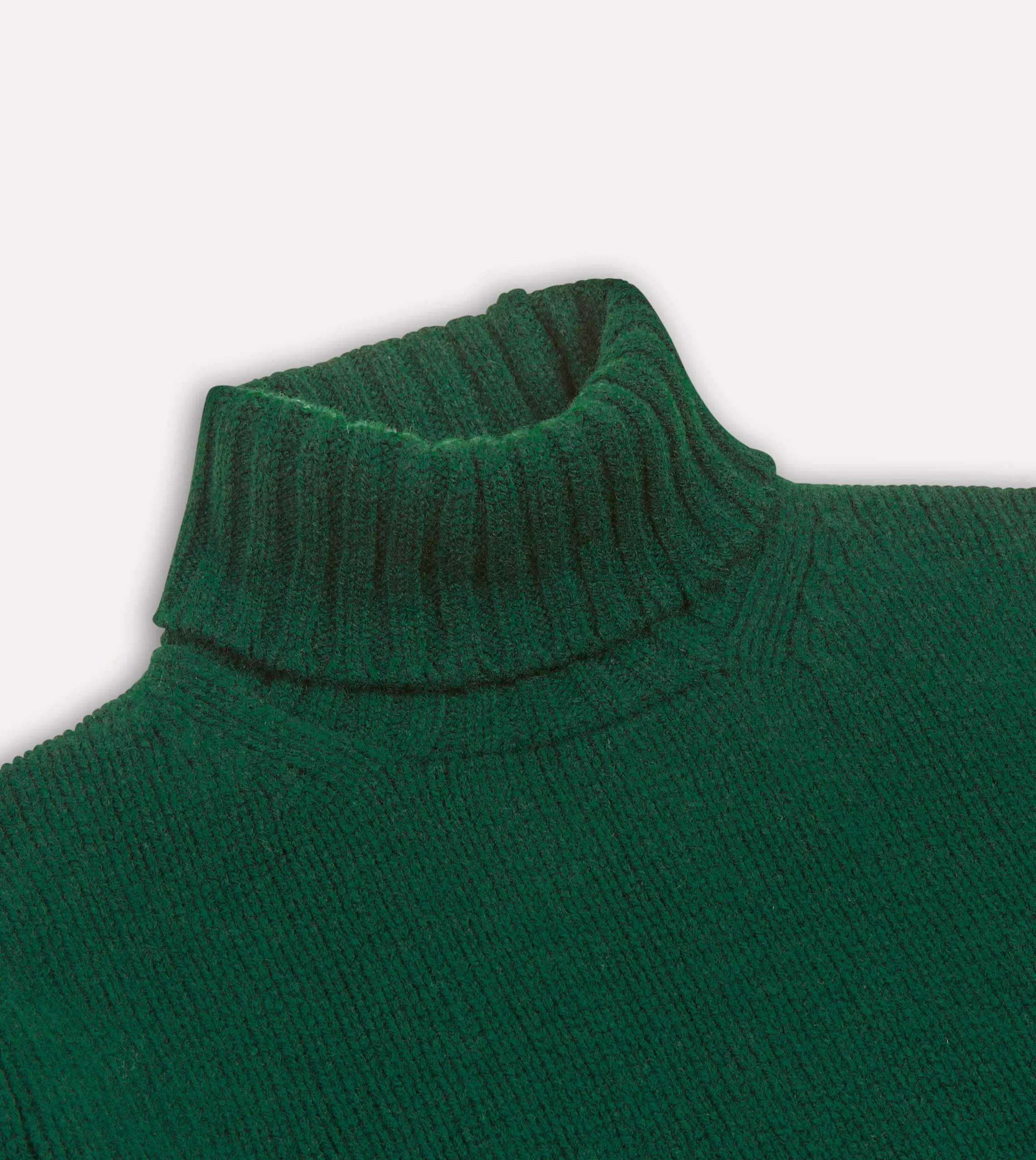Drake’s Lambswool Submariner Roll Neck Jumper