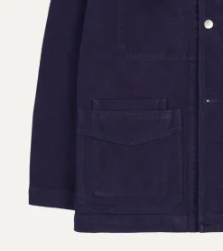 Drake’s Heavy Twill Cotton Five-Pocket Chore Jacket