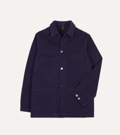 Drake’s Heavy Twill Cotton Five-Pocket Chore Jacket