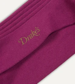 Drake’s Cotton Over-the-Calf Socks
