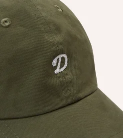 Drake’s Chainstitch 'D' Cotton Twill Baseball Cap