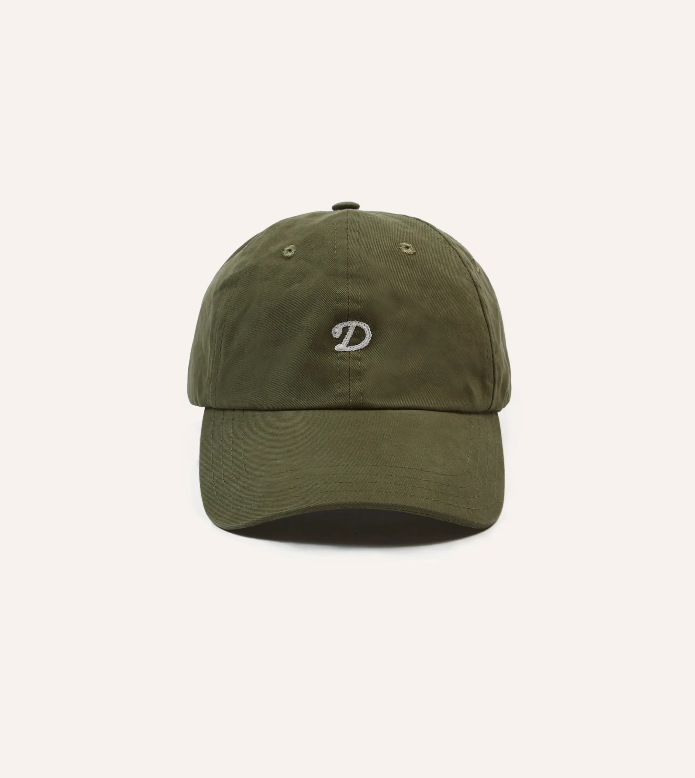 Drake’s Chainstitch 'D' Cotton Twill Baseball Cap