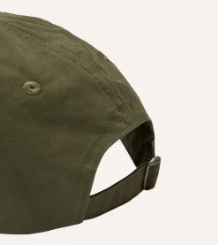 Drake’s Chainstitch 'D' Cotton Twill Baseball Cap