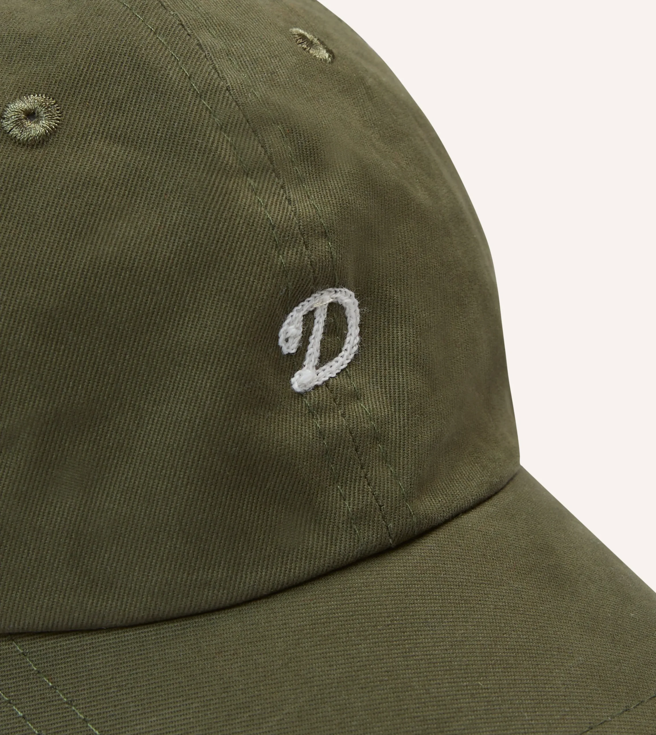 Drake’s Chainstitch 'D' Cotton Twill Baseball Cap