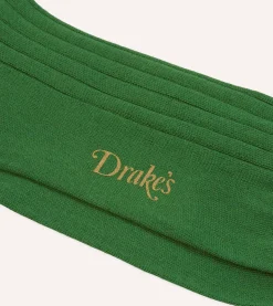 Drake’s Cotton Mid-Calf Socks