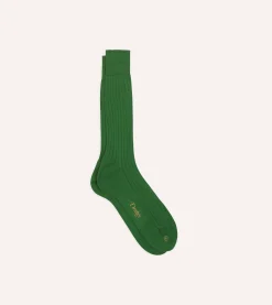 Drake’s Cotton Mid-Calf Socks