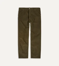 Drake’s Japanese Selvedge Needlecord Five-Pocket Trousers