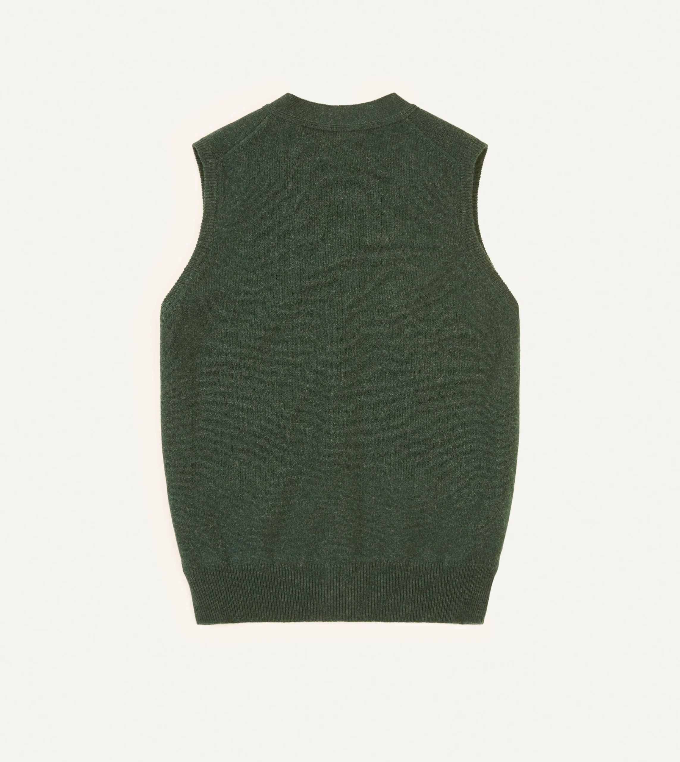 Drake’s Lambswool Sleeveless Cardigan