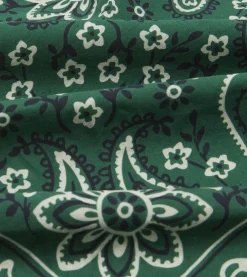 Drake’s Paisley Print Cotton Bandana
