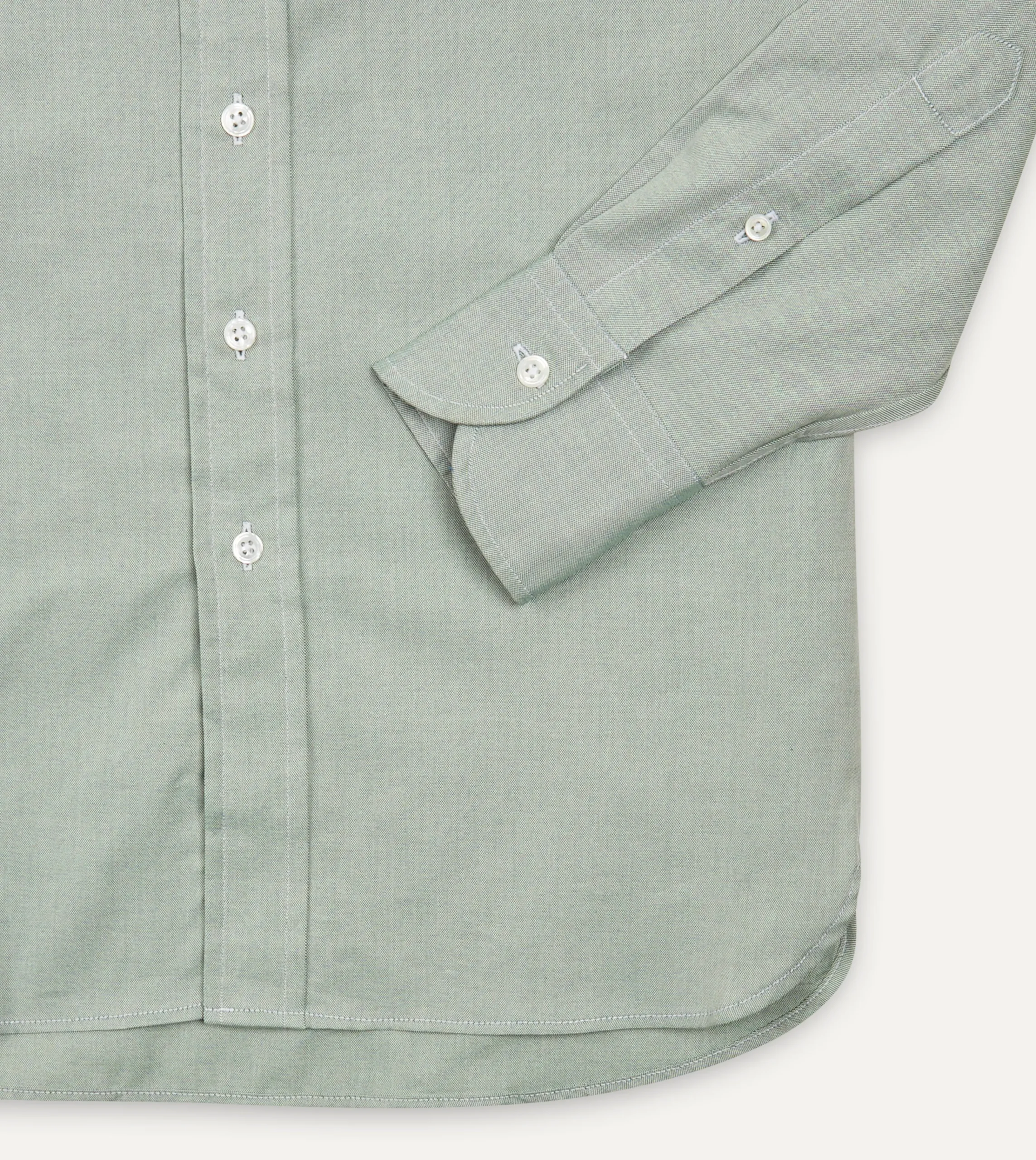 Drake’s Pinpoint Oxford Cotton Cloth Button-Down Shirt