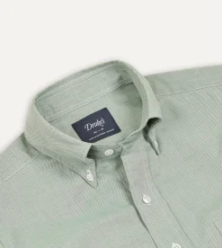 Drake’s Pinpoint Oxford Cotton Cloth Button-Down Shirt