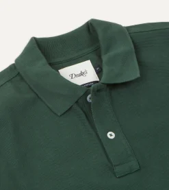 Drake’s Pique Cotton Long-Sleeve Polo Shirt