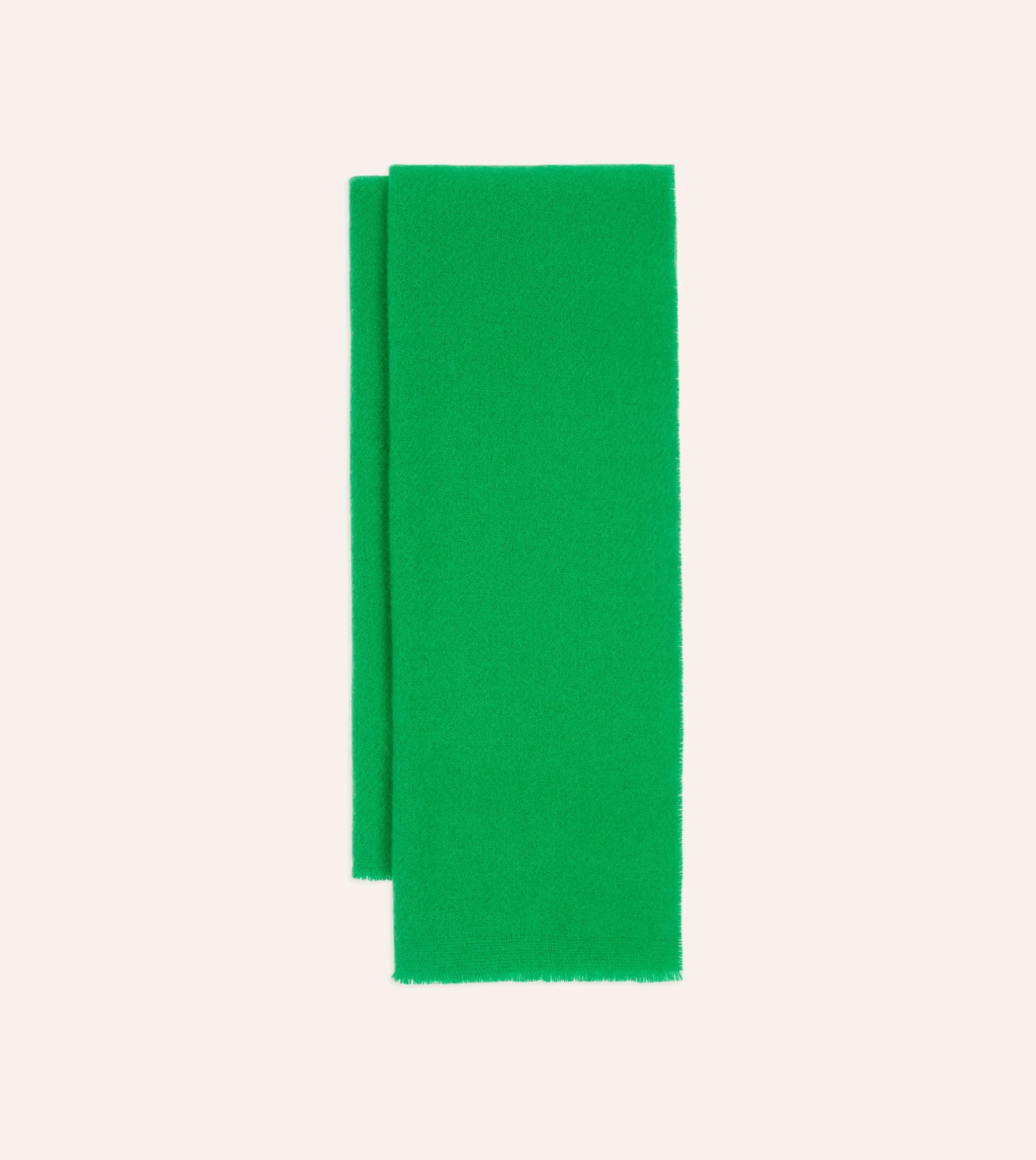Drake’s Green Solid Wool Scarf