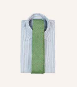 Drake’s Square Medallion Self-Tipped Silk Tie