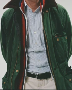 Drake’s Waxed Coverall Jacket