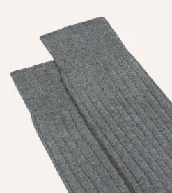 Drake’s Cotton Mid-Calf Socks