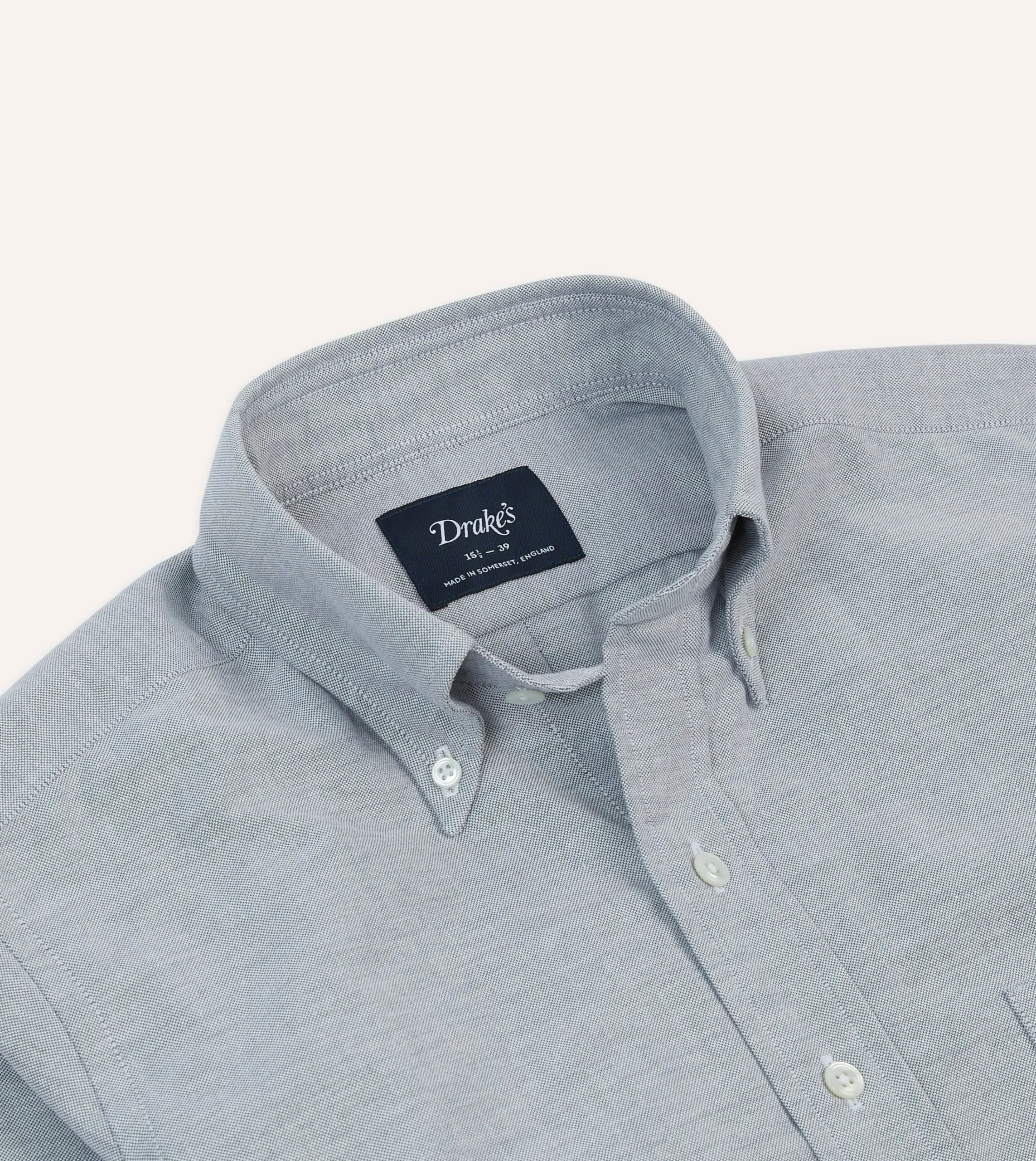 Drake’s Cotton Oxford Cloth Button-Down Shirt