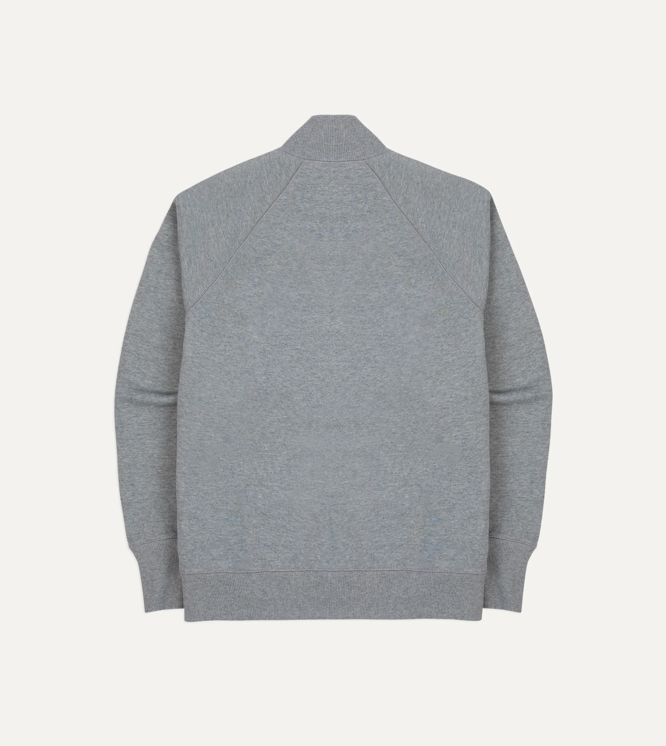 Drake’s Cotton Quarter Zip Sweatshirt