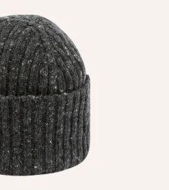 Drake’s Donegal Ribbed Merino Knit Cap