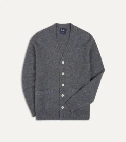 Drake’s Lambswool 6 Button Cardigan