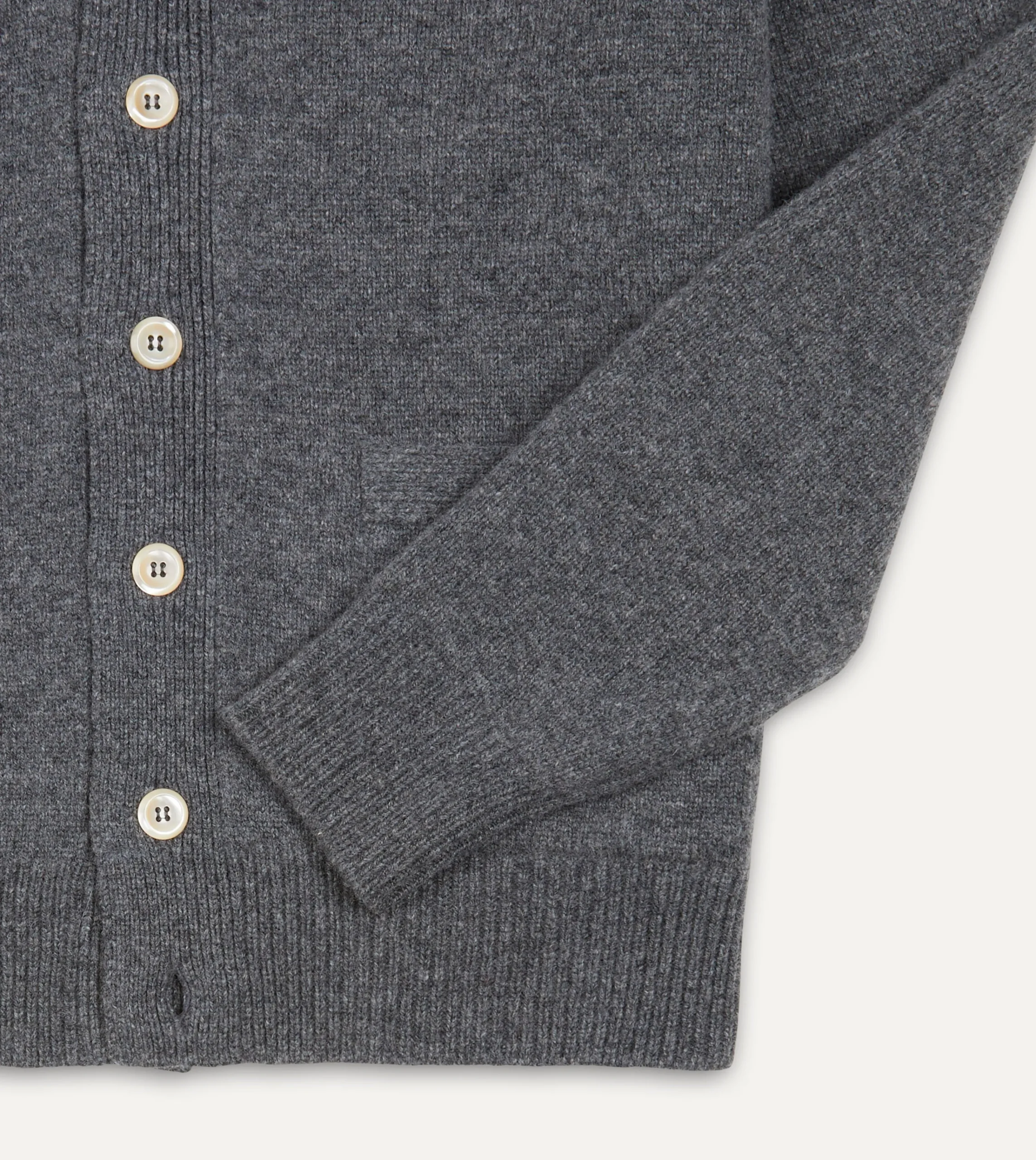 Drake’s Lambswool 6 Button Cardigan