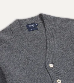 Drake’s Lambswool 6 Button Cardigan