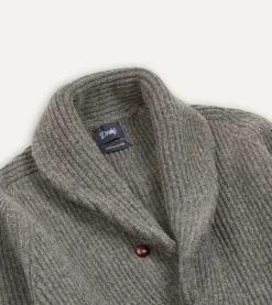 Drake’s Lambswool Shawl Collar Cardigan