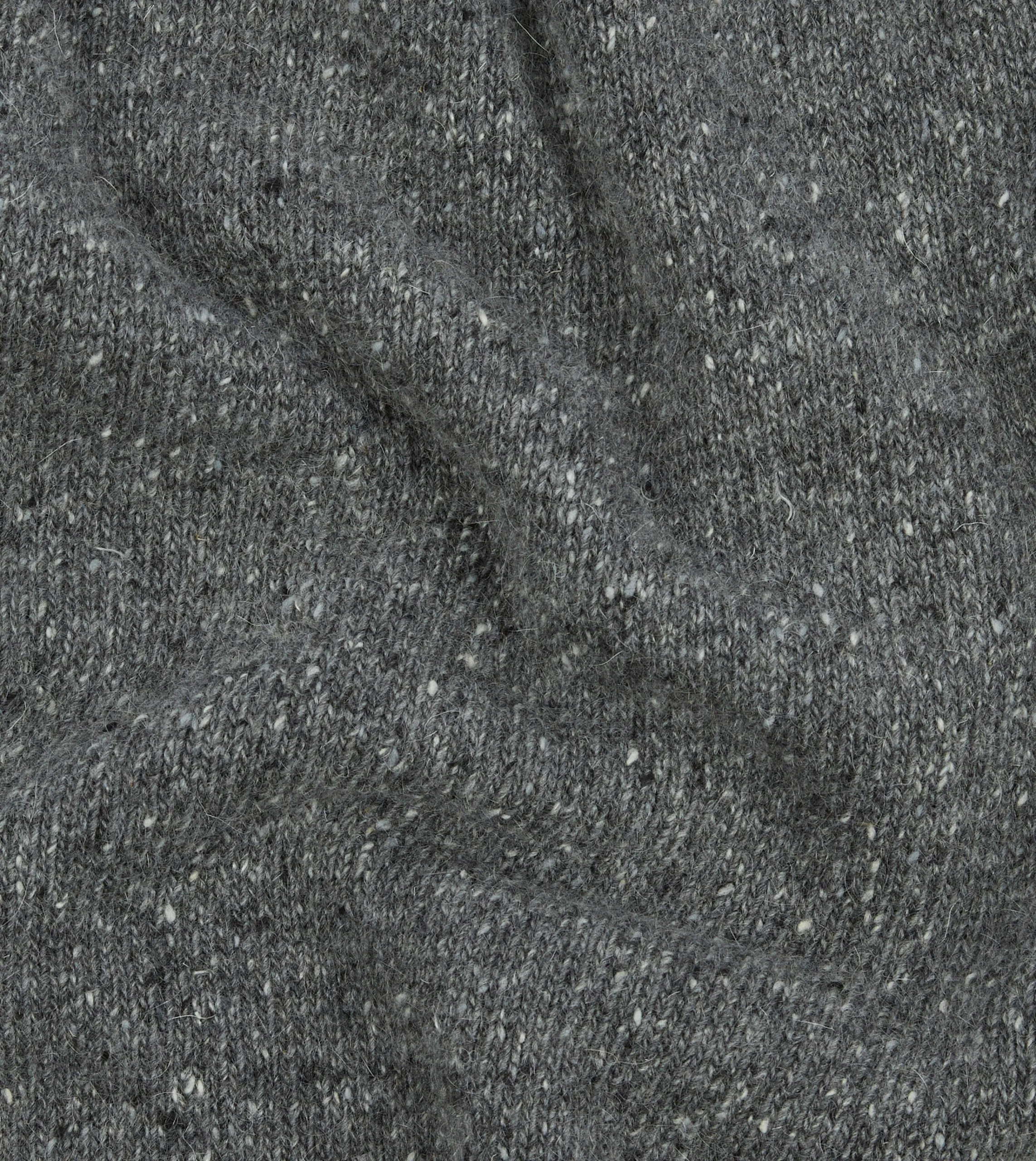Drake’s Marl Mohair Wool Mock Neck Jumper