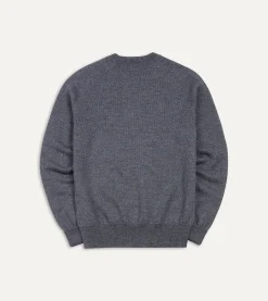 Drake’s Melange Merino Crew Neck Jumper