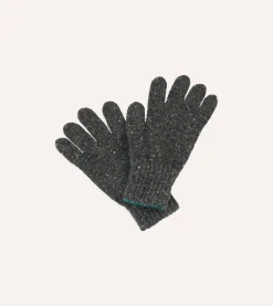 Drake’s Merino Wool Knitted Gloves