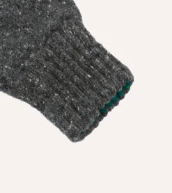 Drake’s Merino Wool Knitted Gloves
