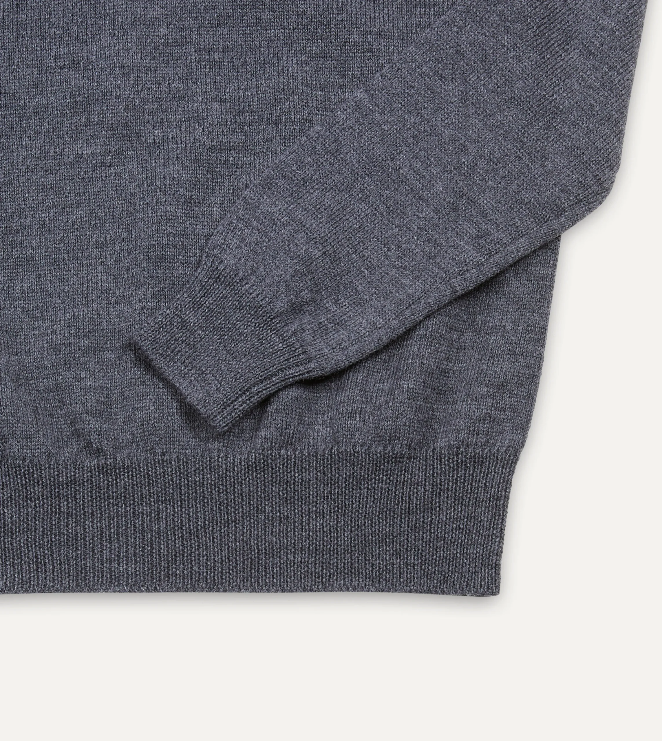 Drake’s Merino Wool V Neck Jumper