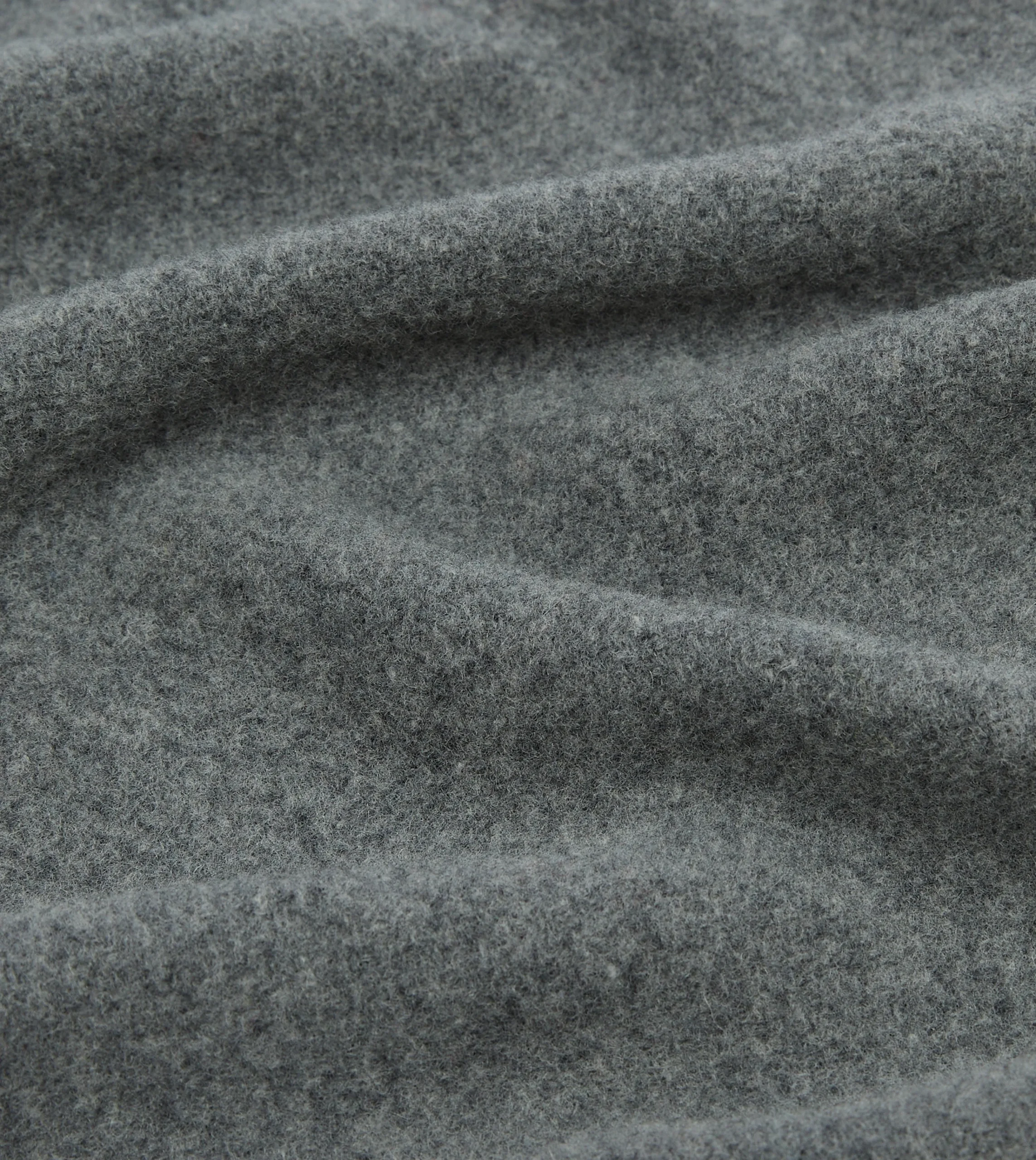 Drake’s Grey Solid Wool Scarf
