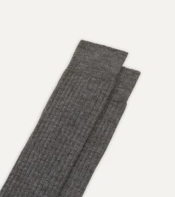 Drake’s Wool Over-The-Calf Socks