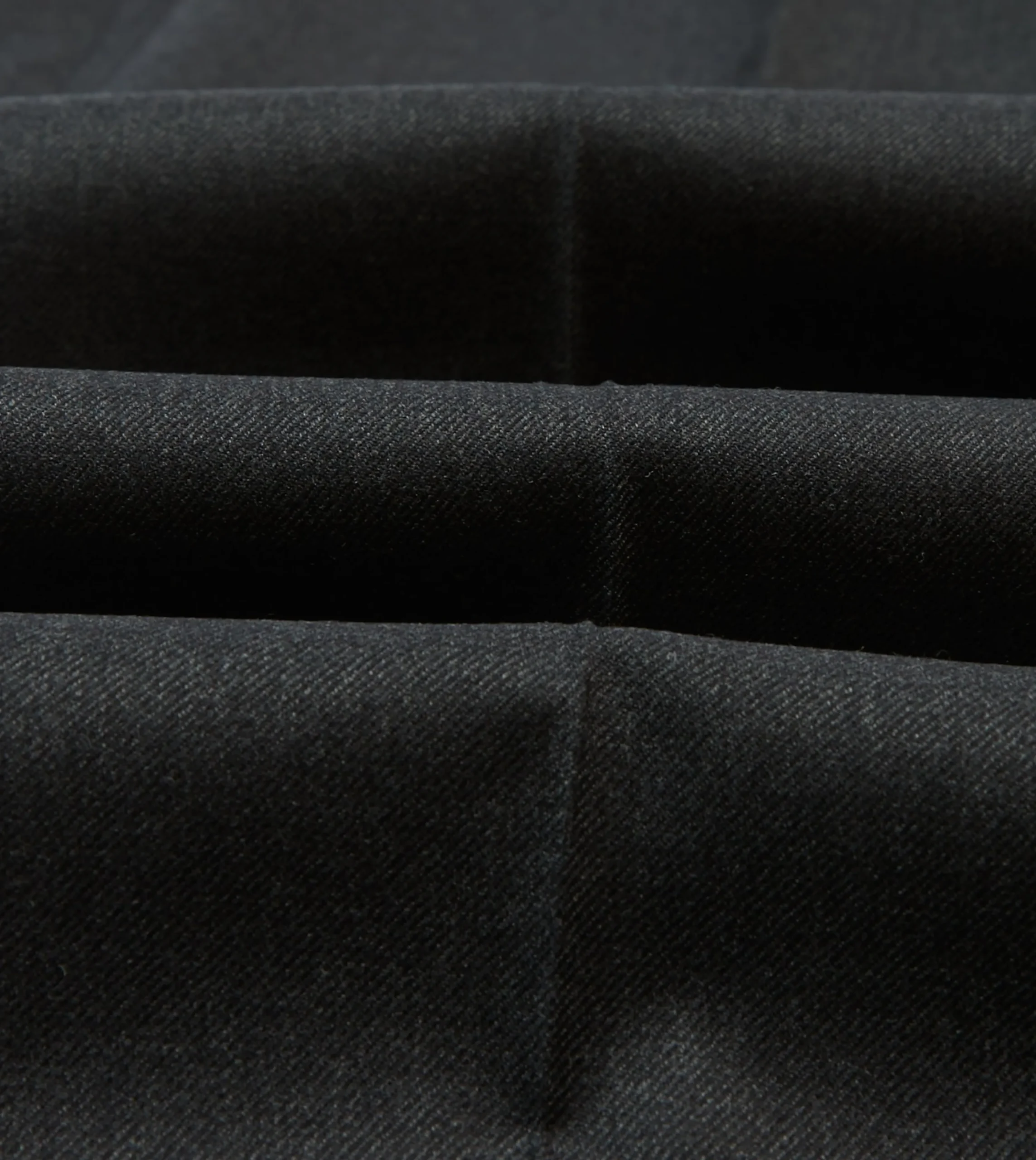 Drake’s Grey Worsted Wool Flat Front Trouser