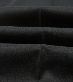 Drake’s Grey Worsted Wool Flat Front Trouser