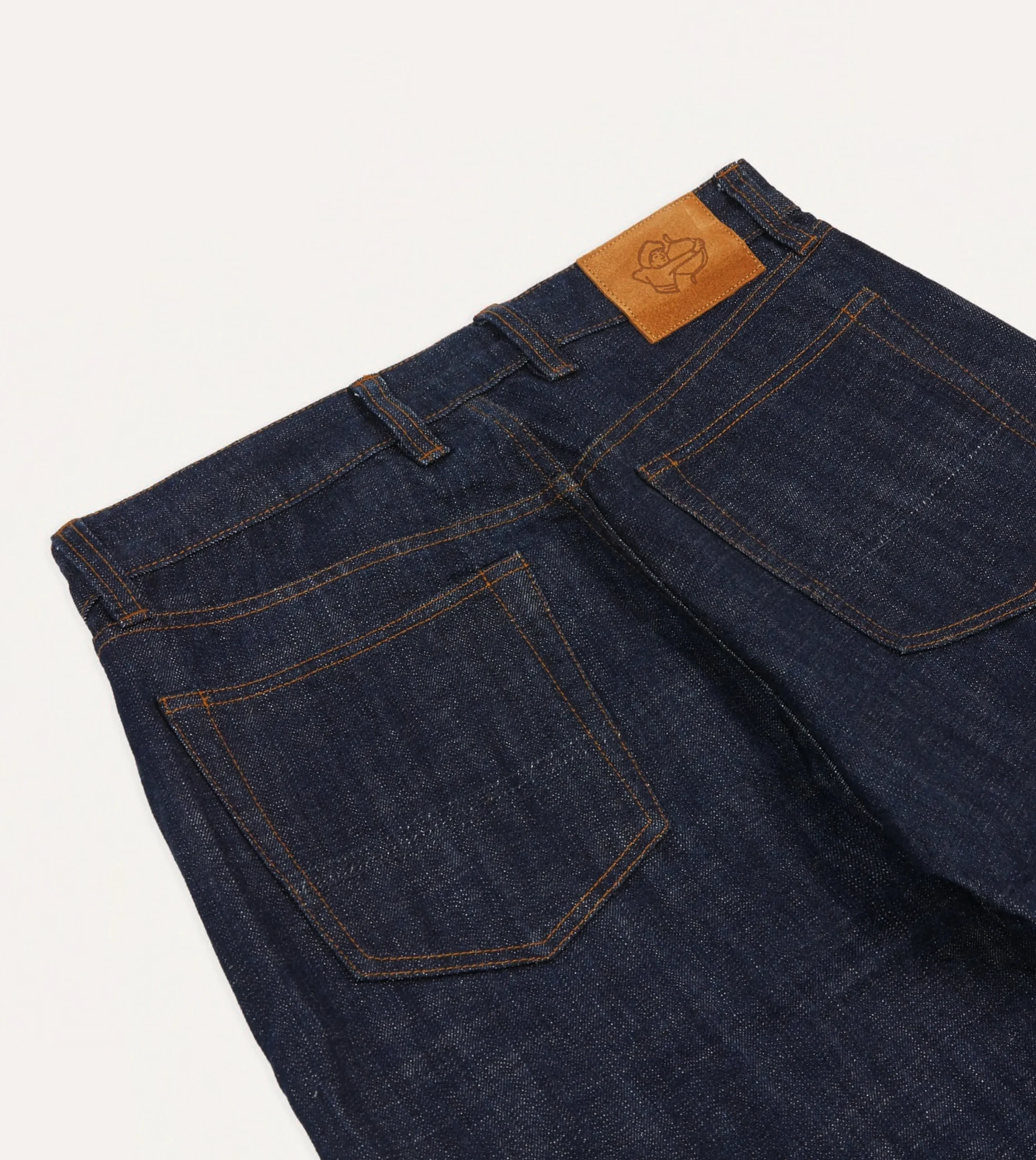 Drake’s Indigo Rinse 15.5oz Japanese Selvedge Denim Five-Pocket Jeans
