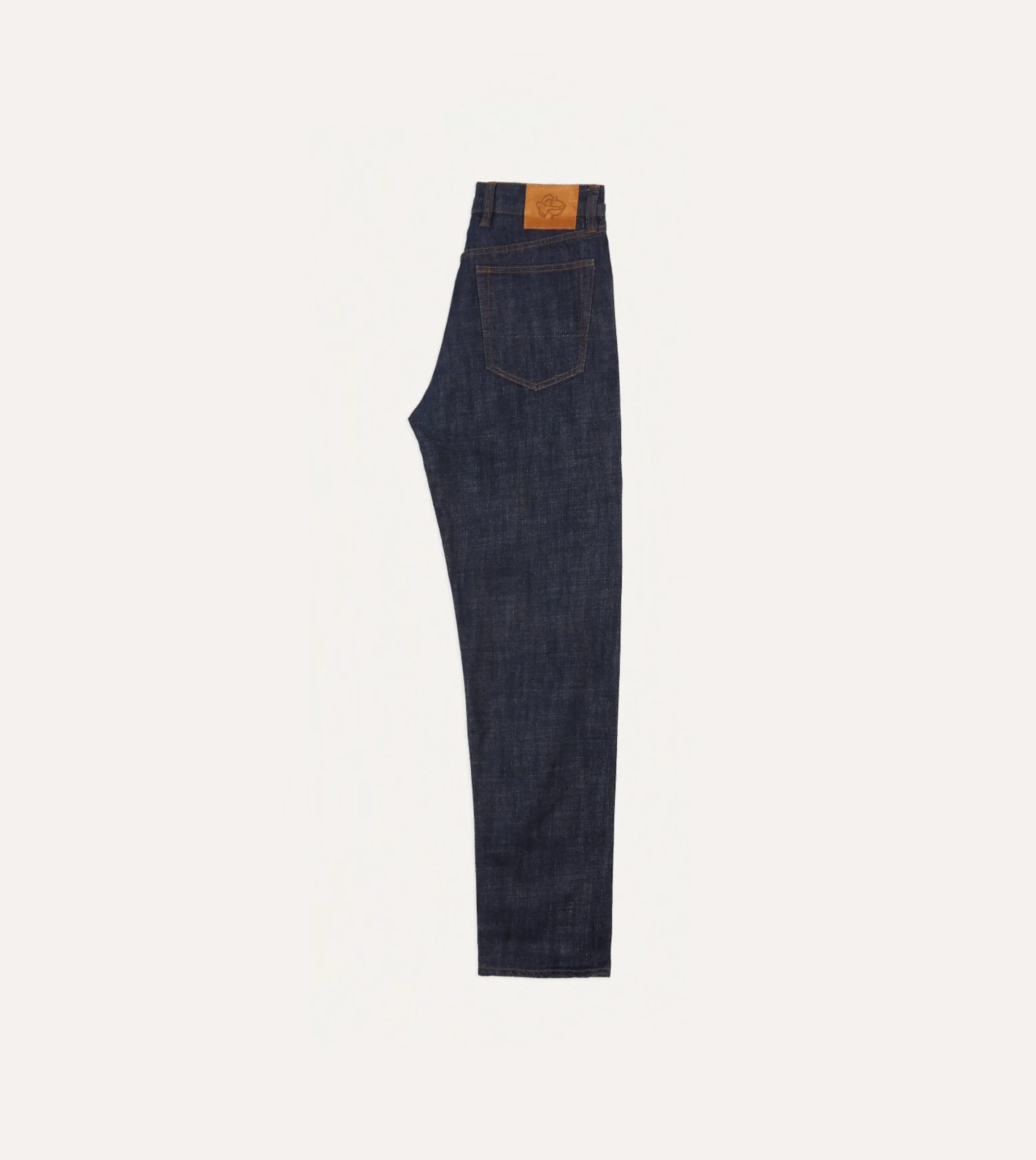 Drake’s Indigo Rinse 15.5oz Japanese Selvedge Denim Five-Pocket Jeans