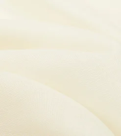 Drake’s Ivory And Burgundy Shoestring Border Silk Pocket Square