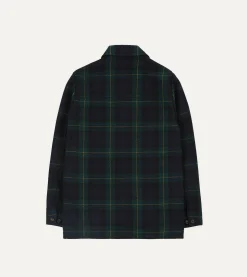 Drake’s Johnston Check Melton Wool Donkey Chore Jacket